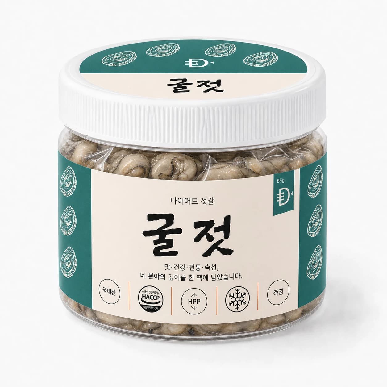 굴젓 용기 85g