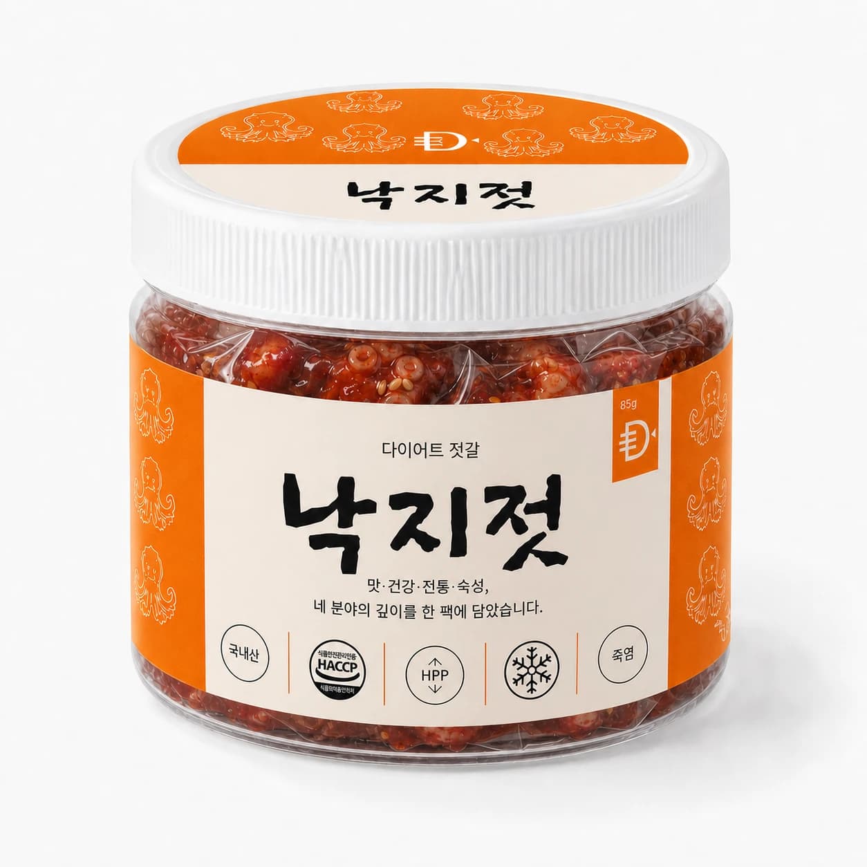 낙지젓 용기 85g