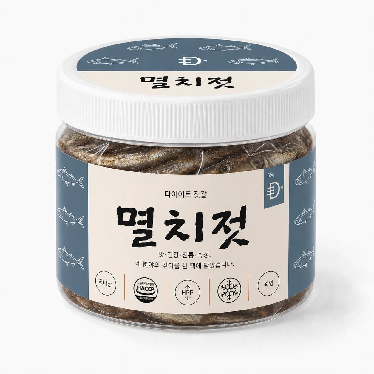 멸치젓 용기 85g